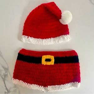Newborn Santa outfit